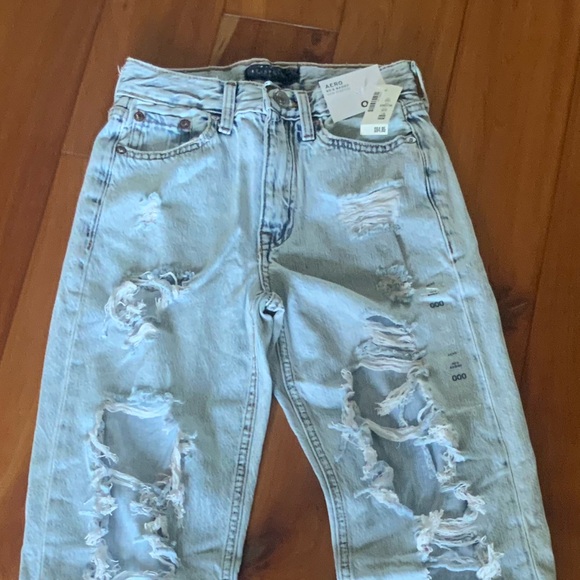 AERO Aeropostale 90’s baggy jeans size 000 x 31 NWT - Picture 1 of 7